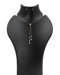Necklace with pendant on a black mannequin
