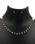 Diamond Drop Fringe Necklace